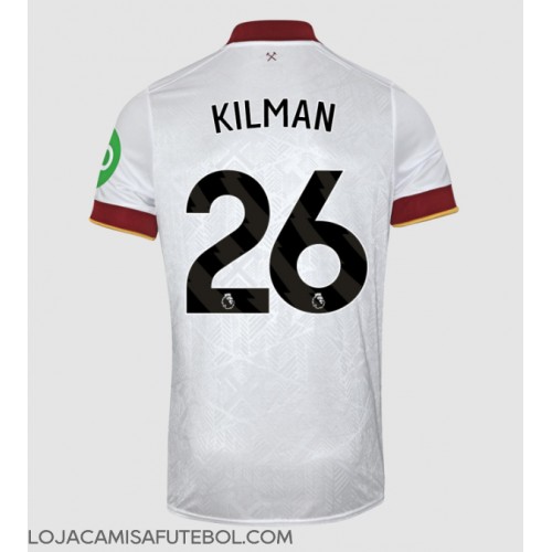 Camisa de Futebol West Ham United Max Kilman #26 Equipamento Alternativo 2024-25 Manga Curta